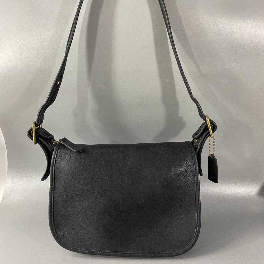 Vintage Coach # 9951 Patricia's Legacy Bag, Black - Picture 2 of 16